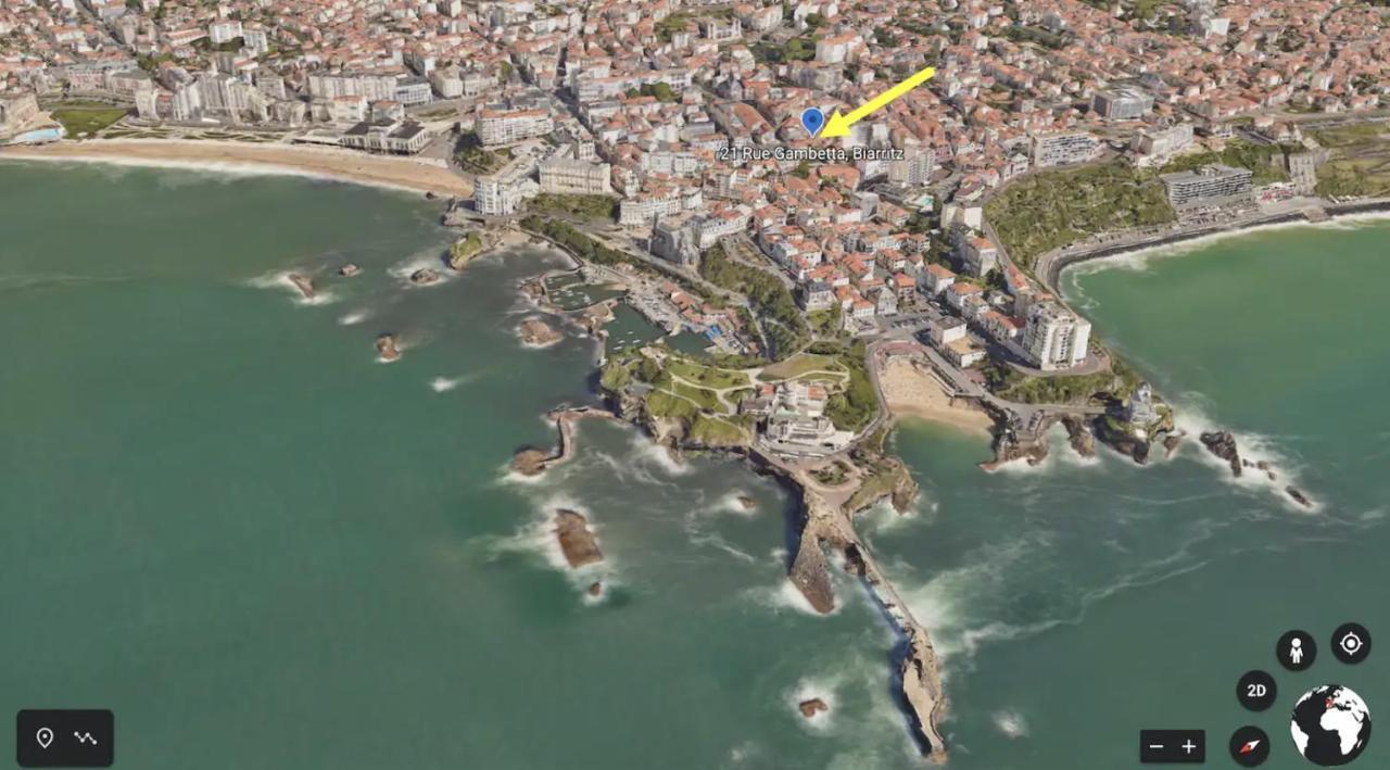 Ferienwohnung Coup De Coeur Assure Pour Ce T2 Renove Hyper Centre Biarritz Exterior foto